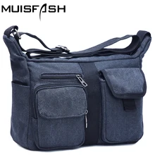 Toile Hommes Sacs À Main Vintage Épaule Sacs pour Hommes Mode Messenger Sacs Bandoulière Sacs Toile Militaire Hommes Sacs baobao LS1200