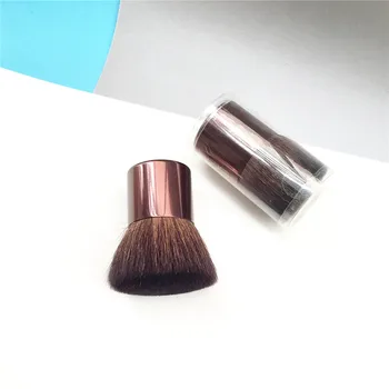

SEP MINI BUKI FLAT BUFFER BRUSH - Natural Hair Foundation Powder Blush Contour Buffing Brush - Beauty Makeup Blender Tool