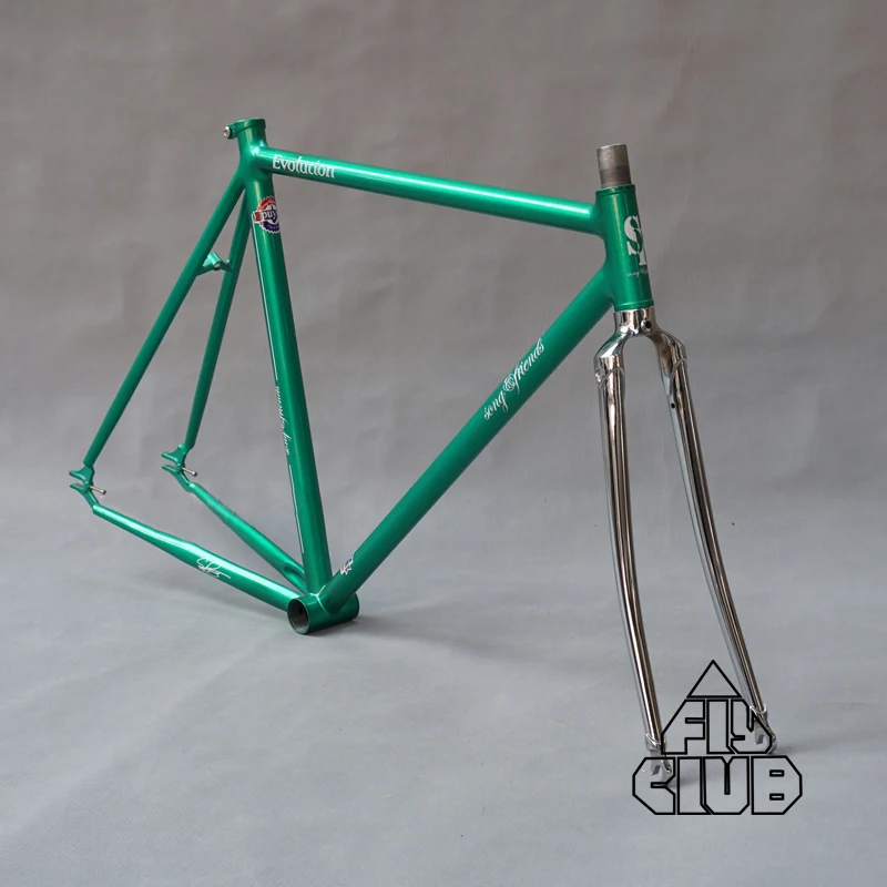 Cheap Customize Fixie Bike frame Chrome molybdenum steel ancient single speed fixd gear bike frame 700C bike 49cm 52cm 55cm 1