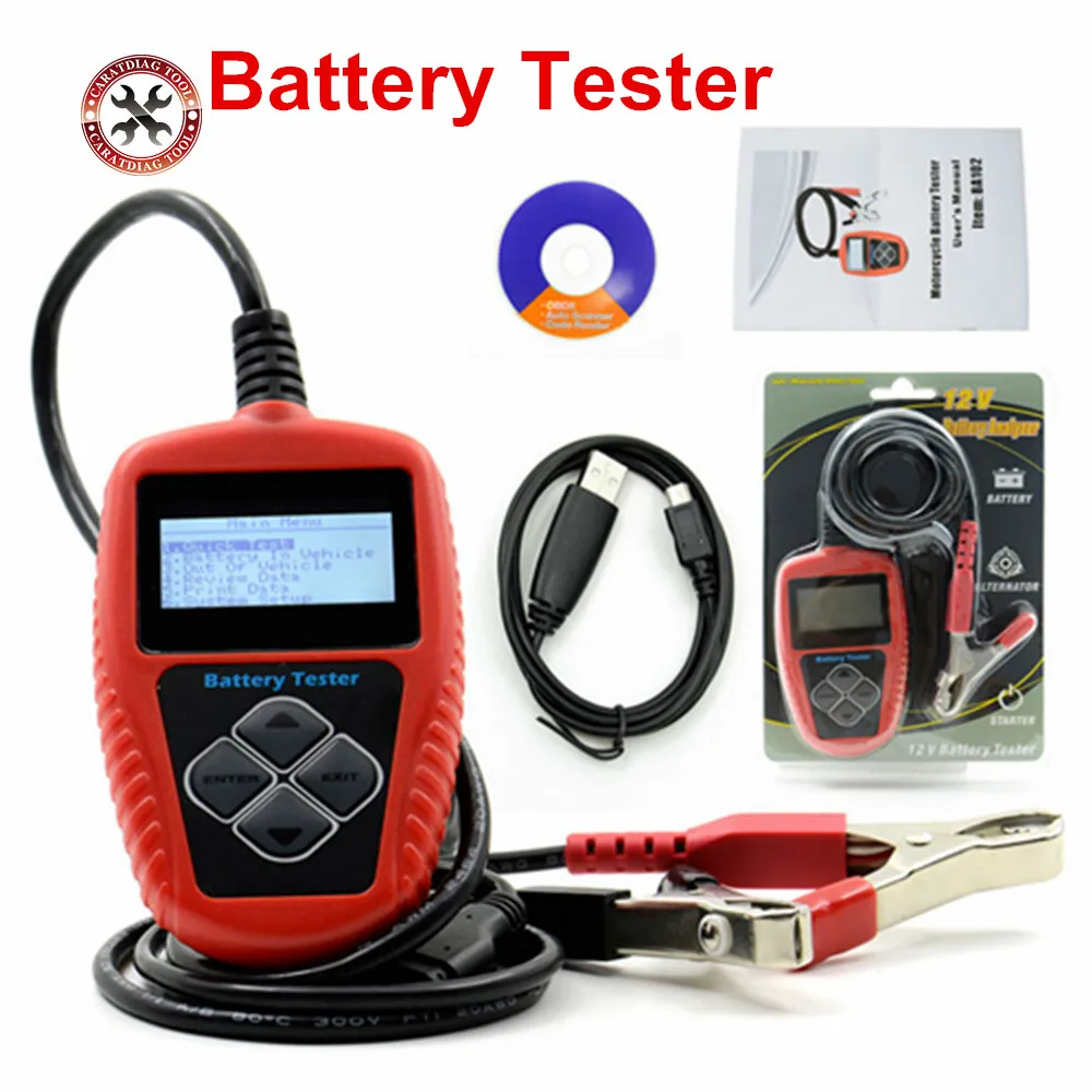 2019 Original Quicklynks Ba102 Motorcycle Battery Tester Lcd Display