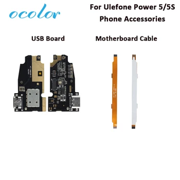 

ocolor For Ulefone Power 5 USB Charge Board Motherboard Flex Cable Repair For Ulefone Power 5S USB Board Motherboard Cable