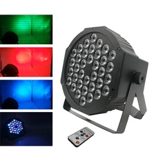 Fast Shipping LED 36x3W RGBW LED Flat Par RGBW Color Mixing DJ Wash Light Stage Uplighting KTV Disco DJ DMX512 Decorative Lamp