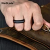 WBL Silicone Ring Men Women Engagement Wedding Rings Colorful Three Layered Hypoallergenic Crossfit Flexible Rubber Finger Rings 5