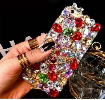 

XINGDUO NEW COOL DIAMOND RHINESTONE BLING DIAMANTE CASE COVER GIFT FOR IPHONE 7 7Plus 6 6S Plus 5 5S 5C SE