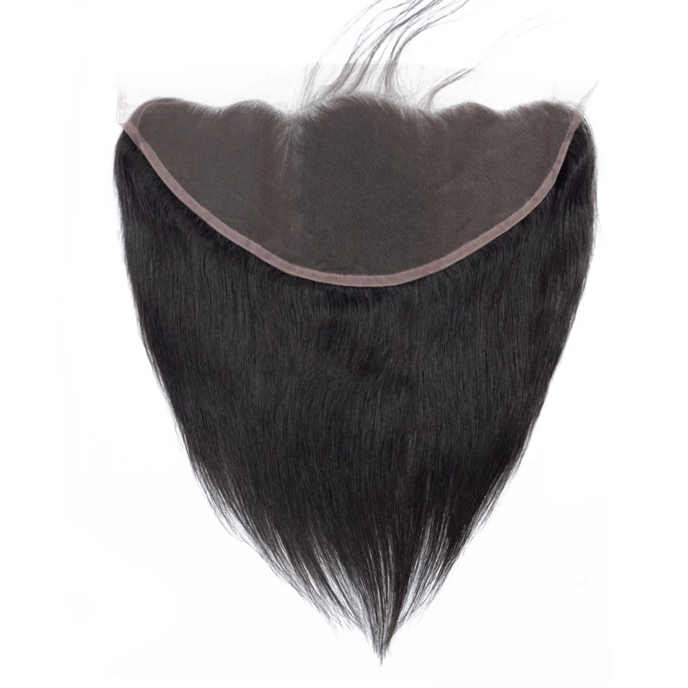 

Brazilian Straight Ear to Ear 13x6 Lace Frontal Closure Pre Plucked With Baby Hair 8-22inch Remy 100% Human Hair Lace Frontal