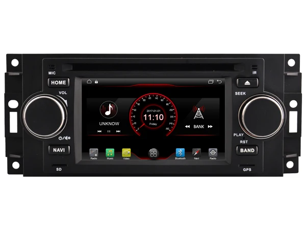 Cheap OTOJETA Brand Car Android 9.1 Multimedia Player for JEEP Grand Cherokee Compass 300C 05-07 GPS Navigation Device with Camera Aux 5