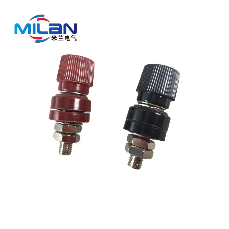 

1pcs Type 555 555A copper terminal connector terminals M8 Red / Black