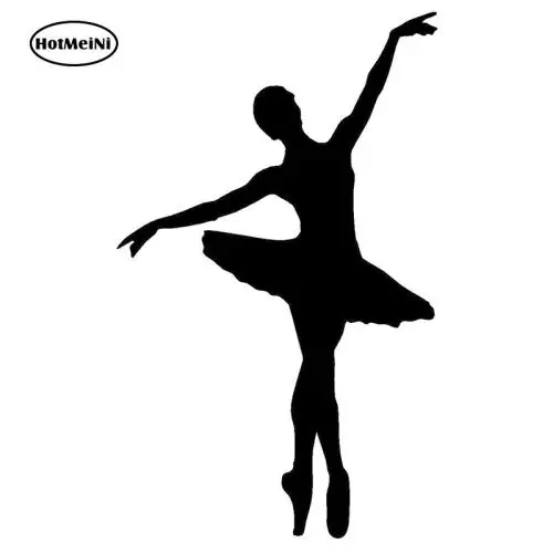 Забавная виниловая наклейка HotMeiNi 9*15 см балерина танцор балета на стену