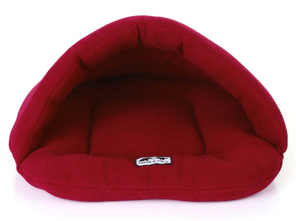  6 Colors Soft Fleece Winter Warm Pet Dog Bed 4 different size Small Dog Cat Sleeping Bag Puppy Cave