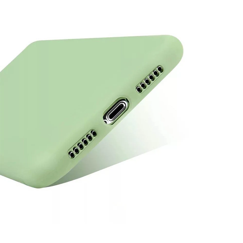 Официальный жидкий силиконовый чехол для iPhone X XS MAX XR 7 8 6 6S Plus мягкий гелевый резиновый противоударный чехол Полный защитный чехол