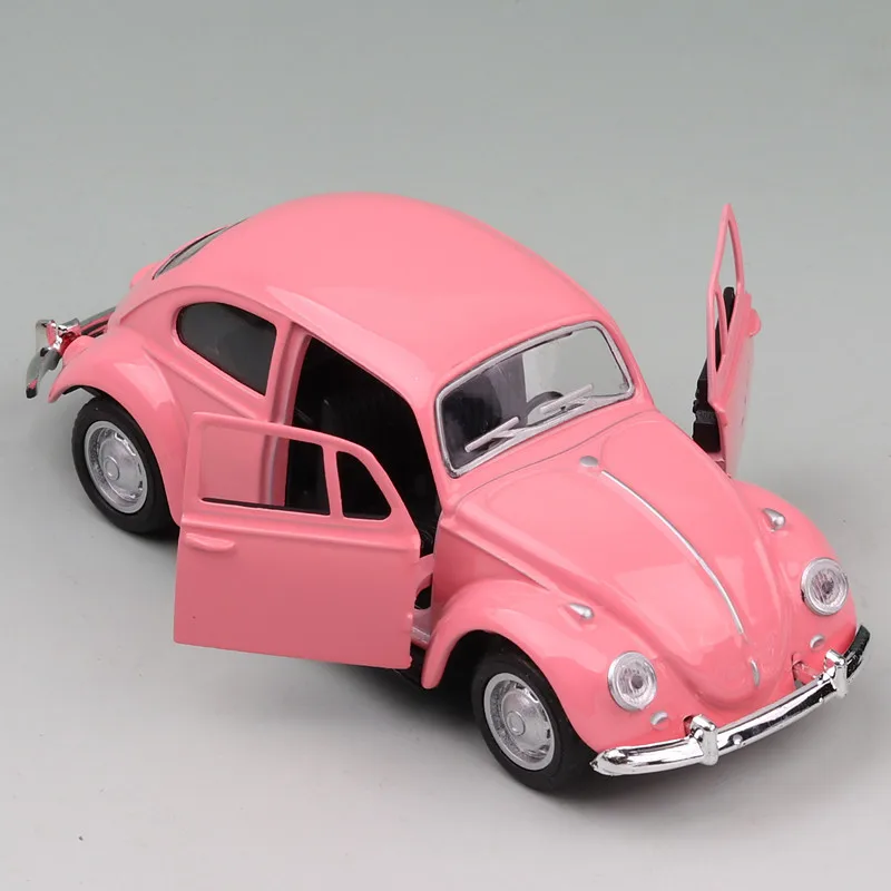 1/36 VW Beetle классический брелок для автомобильных ключей, модели имитационная модель тянуть обратно металлические игрушки модель автомобиля для украшение торта, выпечки игрушка для подарков