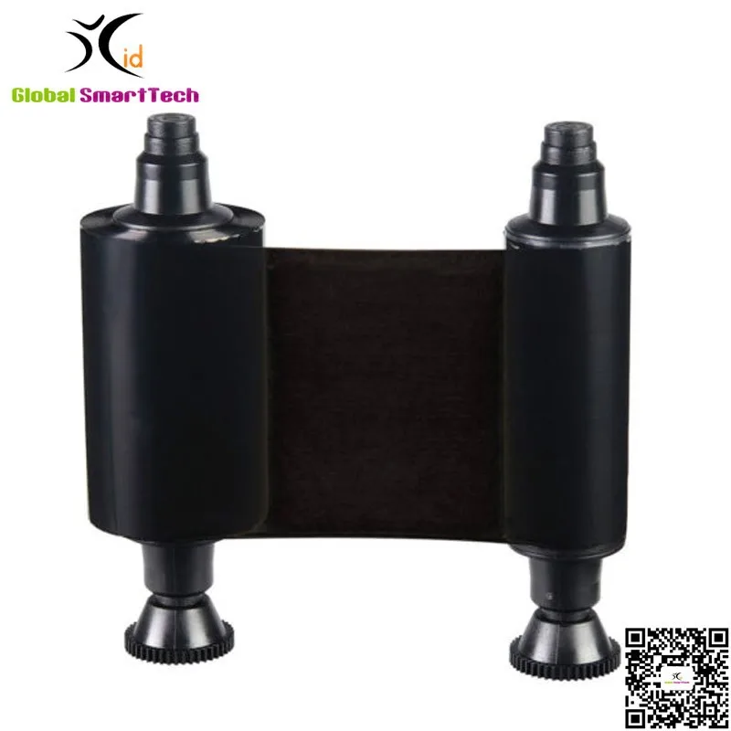 

10rolls/lot Evolis R2011 black Compatible Ribbon for evolis Pebble Dualys Securion Printers 1000 prints/roll