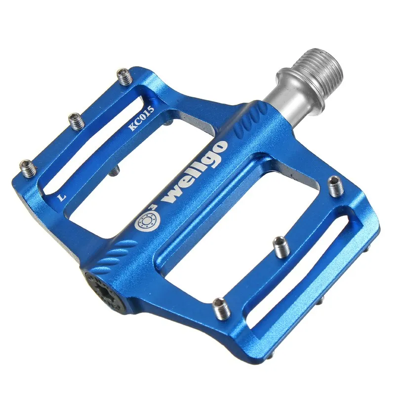 Оригинальные веллго KC015 алюминиевые ЧПУ MTB велосипедные Педали Спорт на открытом воздухе горный велосипед Сверхлегкий подшипник педаль детали велосипеда 3 вида цветов