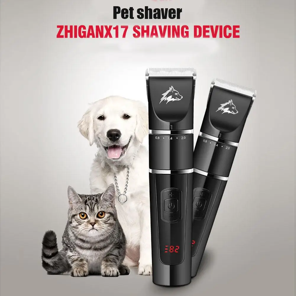 Dog Clippers Pet Grooming Tool Dog Hair Clipper Cat Razor Rechargeable Professional Beauty Kit Comb Trimmer For Furry Animals