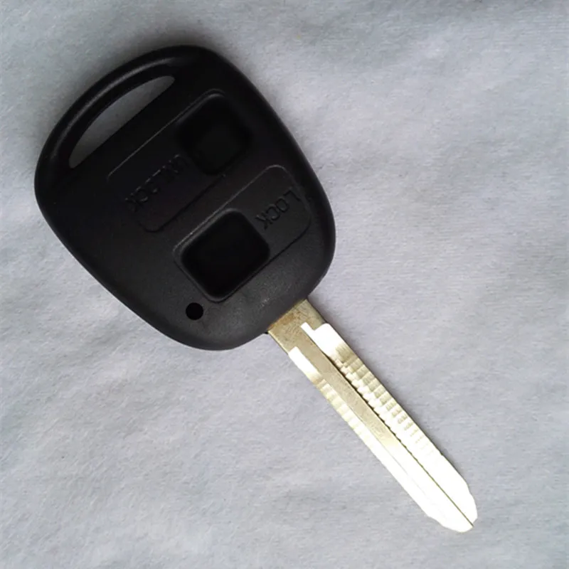 Дакату 2 кнопки дистанционного ключа чехол для Toyota Pardo OLDRAV4 дистанционного оболочки TOY43 лезвие