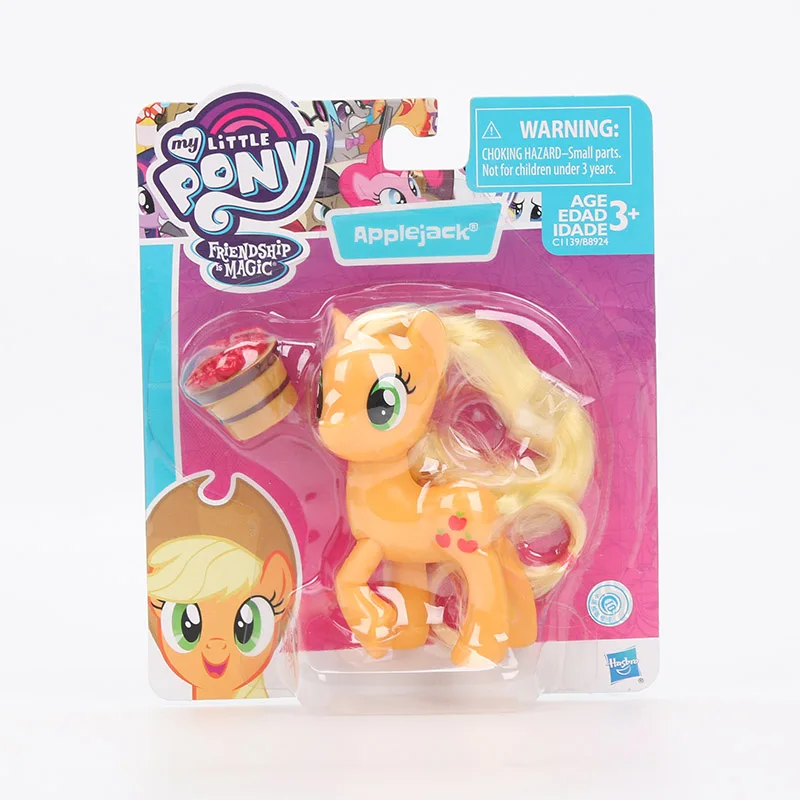 8 см игрушки My Little Pony Friendship is Magic Пинки Пай Радуга Дэш Флаттершай Songbird Serenade ПВХ фигурка модель - Цвет: brown