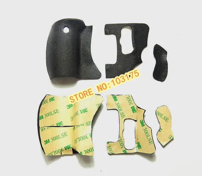 

A Set of 3 PCS New Front Grip Side Back Thumb Rubber Cover Unit for Canon EOS 600D Rebel T3i Kiss X5 + Adhesive Tape