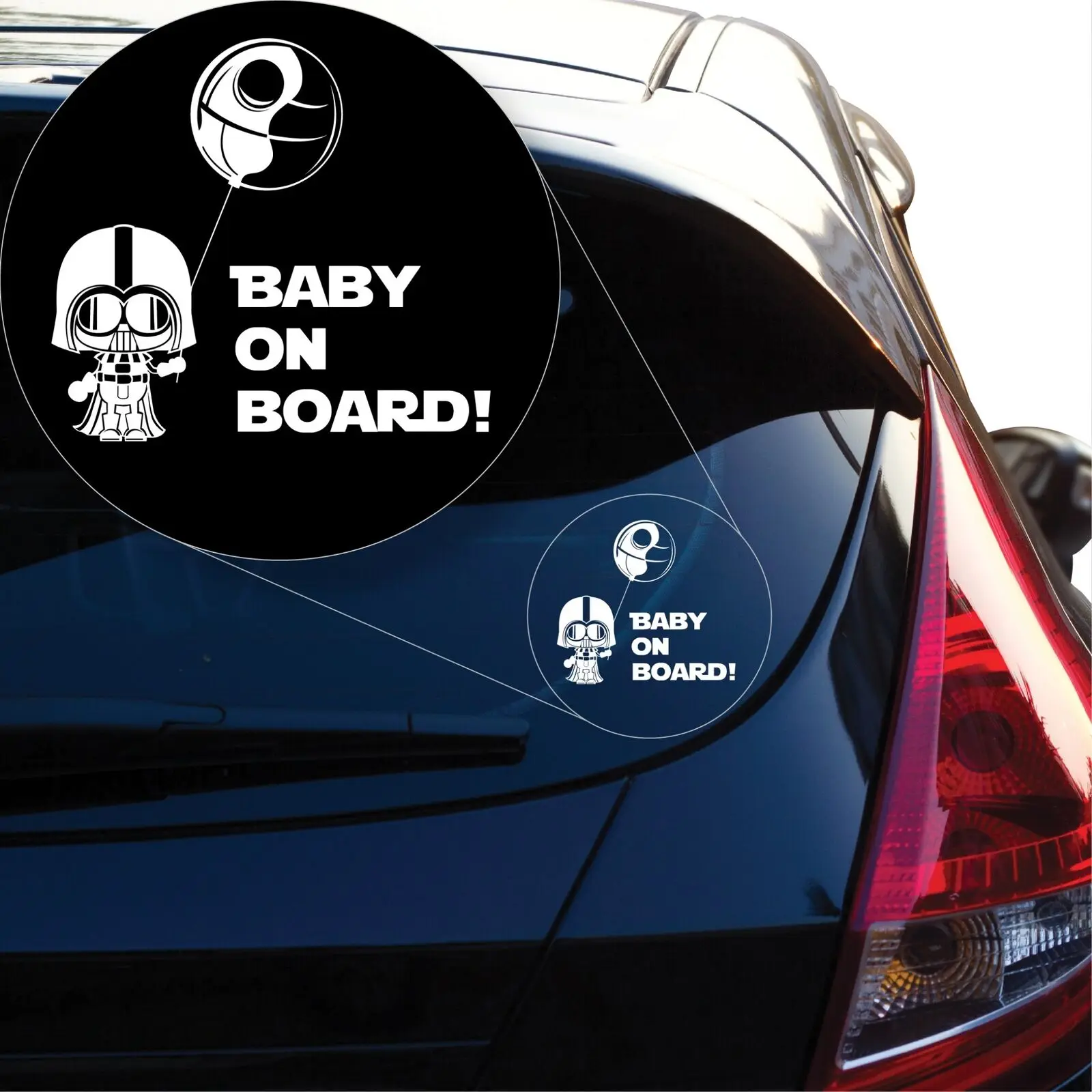 

Baby on Board Starwars inspired Decal Sticker for Car Window, Laptop