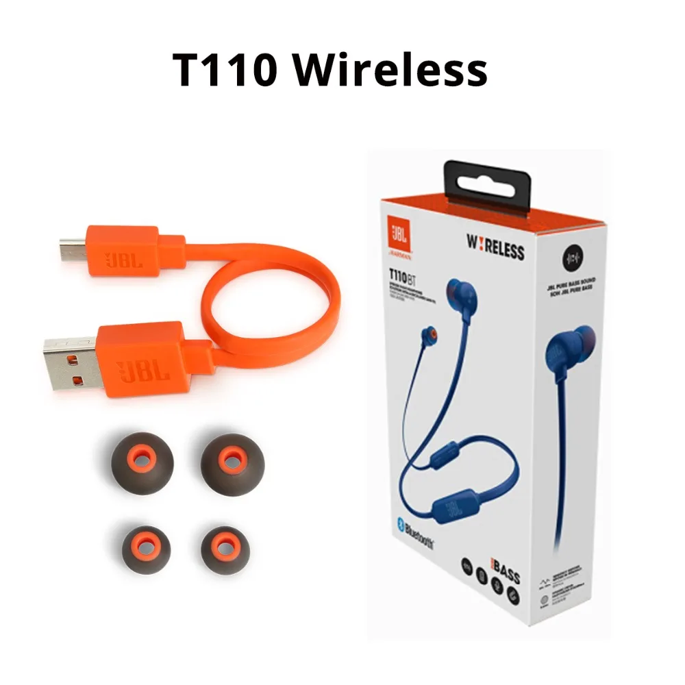 JBL T110 наушники плотно прилегающие к уху проводной/Беспроводной с микрофоном