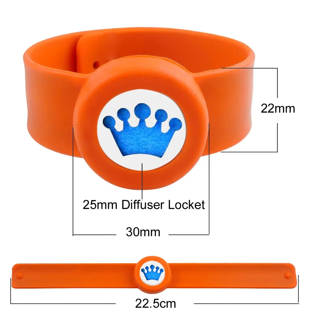 ZP-BS926-1 Silicone Diffuser Locket Bracelet-1