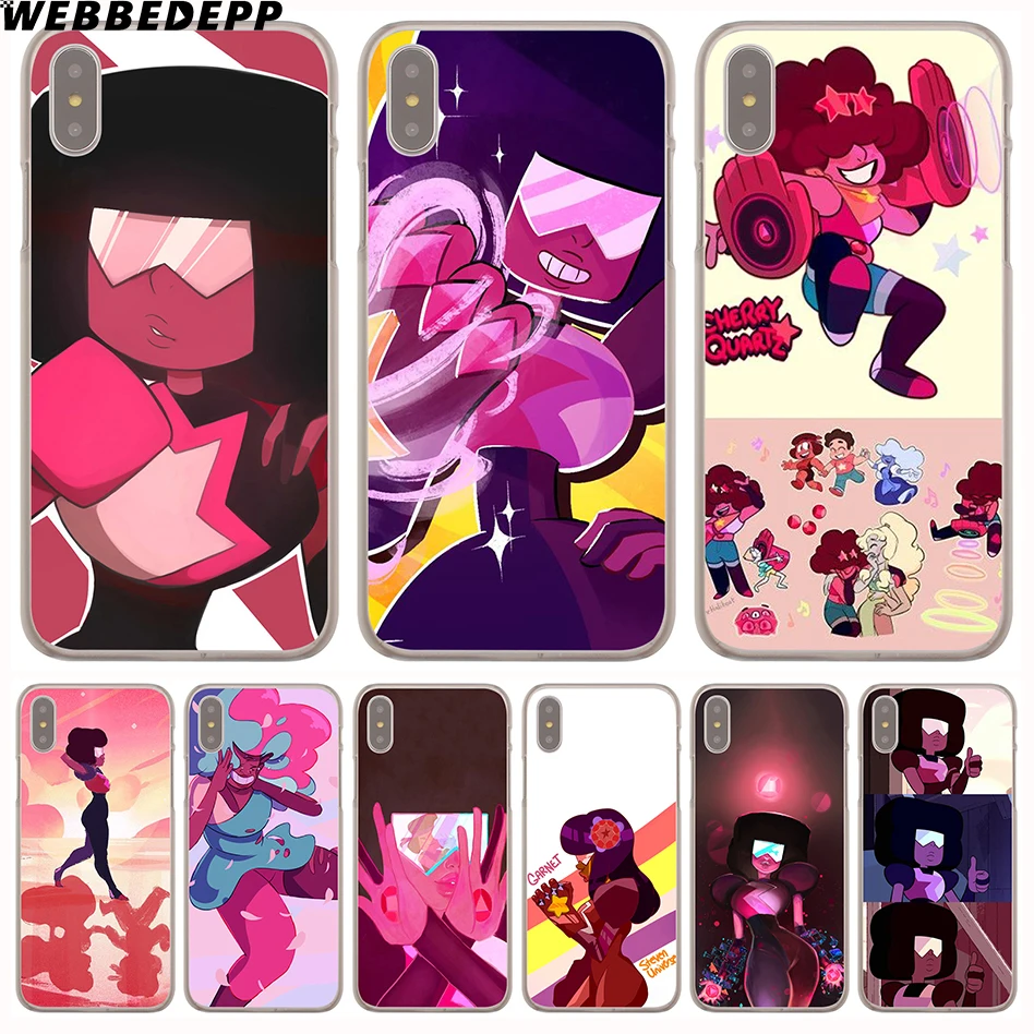 

WEBBEDEPP STEVEN UNIVERSE GARNET Hard Phone Case for iPhone 11 Pro X XS Max XR 7 8 6S Plus 5S SE 11Pro 7Plus 8Plus 6SPlus Cases