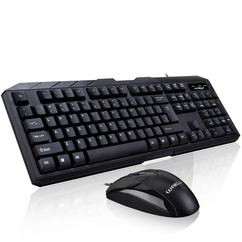 

BEHATRD 2.4G Wired Keyboard and Mouse Mini Multimedia Keyboard Mouse Combo Set For Notebook Laptop Mac Desktop PC TV Offic#g4