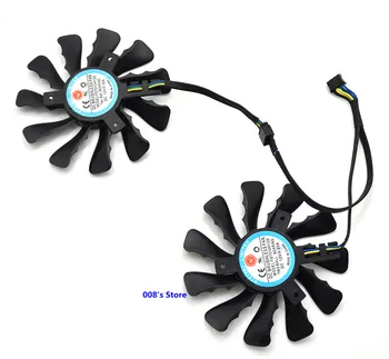 

New GPU VGA Cooler Fan For HIS R9 270/280/285/290/7950/7970X FD7010H12D Graphics Card DC12V 0.35A 85mm 4 Pins
