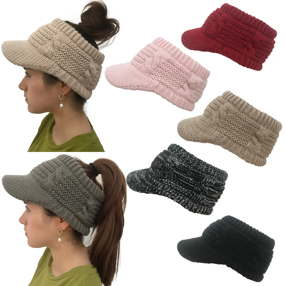 Женская Вязаная Шерстяная Шапка gorra hombre вязанная шерстяная шапка с вырезами