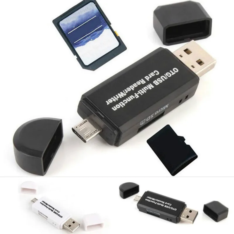 Адаптер Micro USB OTG к USB 2,0 SD Card Reader для Android телефон планшетный ПК США