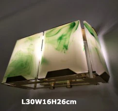 Led e14 железные в стиле постмодерн Хрустальная цветная люстра освещение Lamparas De Techo подвесной светильник Lampen для фойе спальни - Цвет абажура: small size