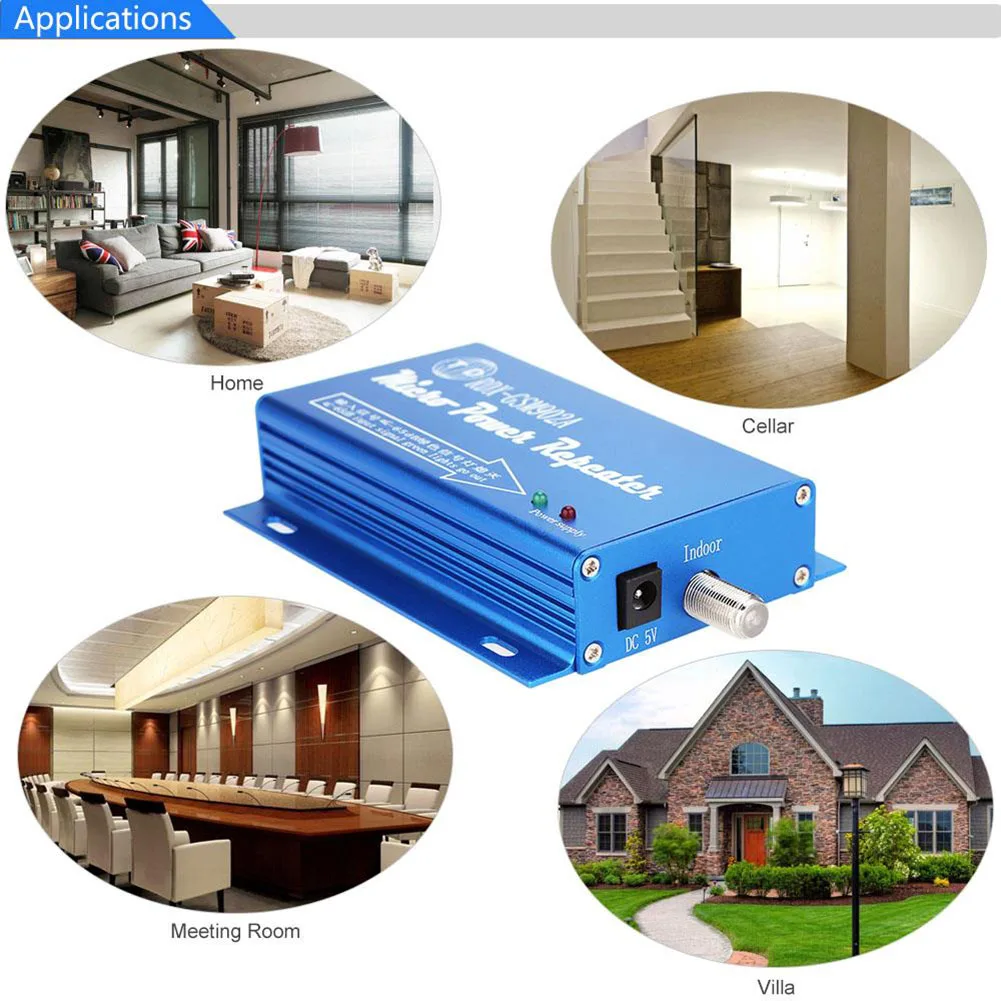 

2G 3G 4G GSM 900MHz Mobile Phone Signal Booster Amplifier Repeater EU Plug @JH