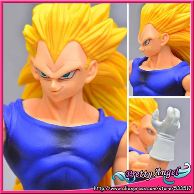

Japanese Anime Dragon Ball Z/Kai Original Banpresto Dragon Ball KAI DXF Heroes Super Saiyan 3 Vegeta Figure