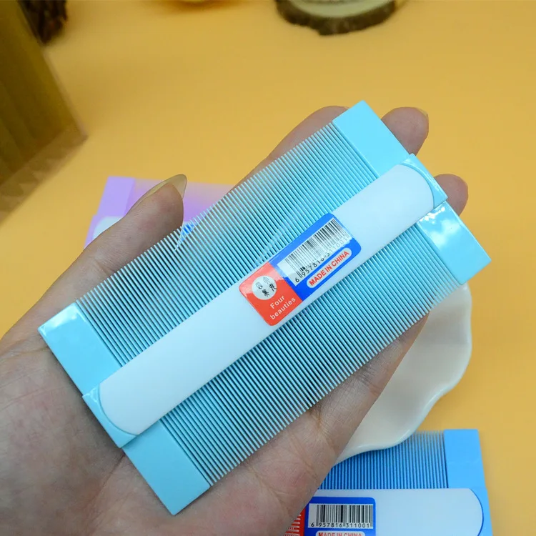 

Plastic Double Flour Comb Lice Comb Plastic Comb