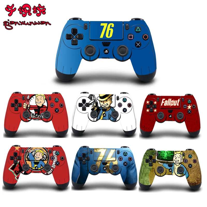 1 Pair Full Cover Gamepad Skin Stickers For Playstation 4 Dualshock 4 ...