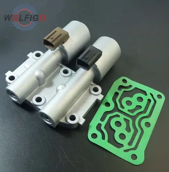 

WOLFIGO New Transmission Dual Linear Solenoid with Gasket 28260-PRP-014 98990B for Honda Accord CR-V Element Acura RSX TSX