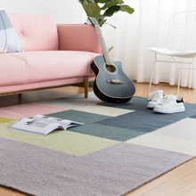 Шерсть ковер килим с геометрическим принтом в богемном стиле индийский ковер салон Розовая гостиная в клетку и полоску современный черно-белый дизайн скандинавском стиле