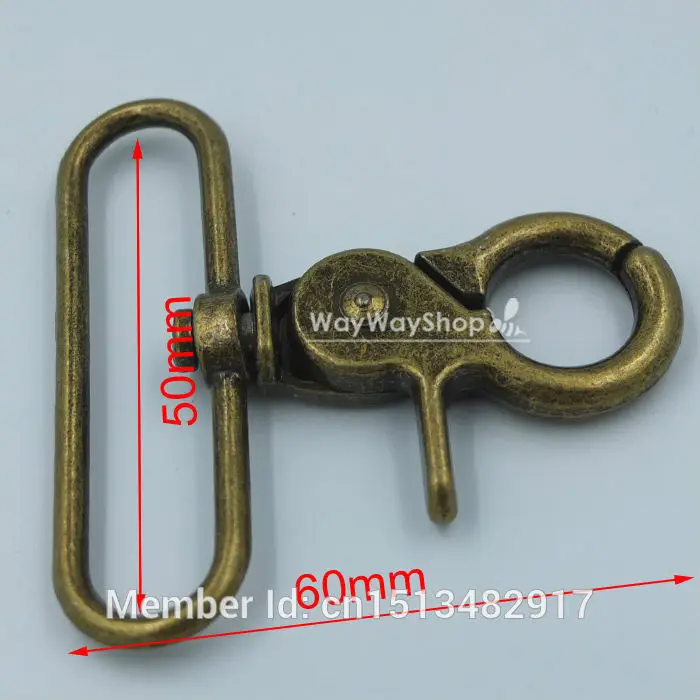 8 pcs 2'' 50mm SWIVEL CLIPS SNAP Hook METAL TRIGGER Heavy ...