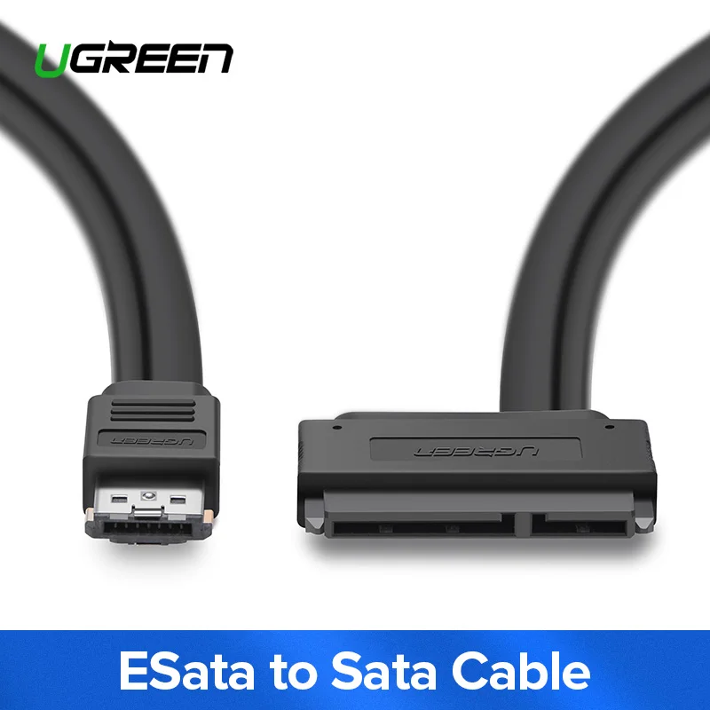 Ugreen ESATA to Sata Cable Dual Power 22 Pin USB ESata Combo to SATA Cable Adapter for 2.5 Ugreen ESATA to Sata Cable Dual Power 22 Pin USB ESata Combo to SATA Cable Adapter for 2.5