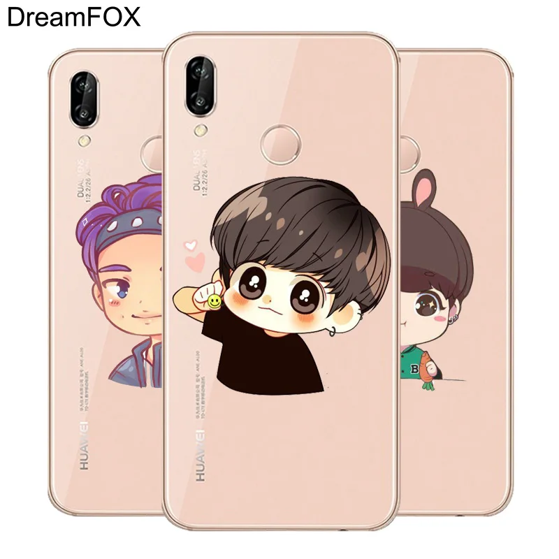 DREAMFOX M148 Tbs Little Cartoon Character Soft TPU Silicone Case Cover For Huawei Honor 6A 6C 6X 7C 7X 8 Lite Pro |