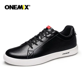 

ONEMIX New Unisex Sport Flat Shoe Men Sneaker Microfiber Leather Casual Shoe Lightweight Walking Tenis Masculino Zapatos De Muje