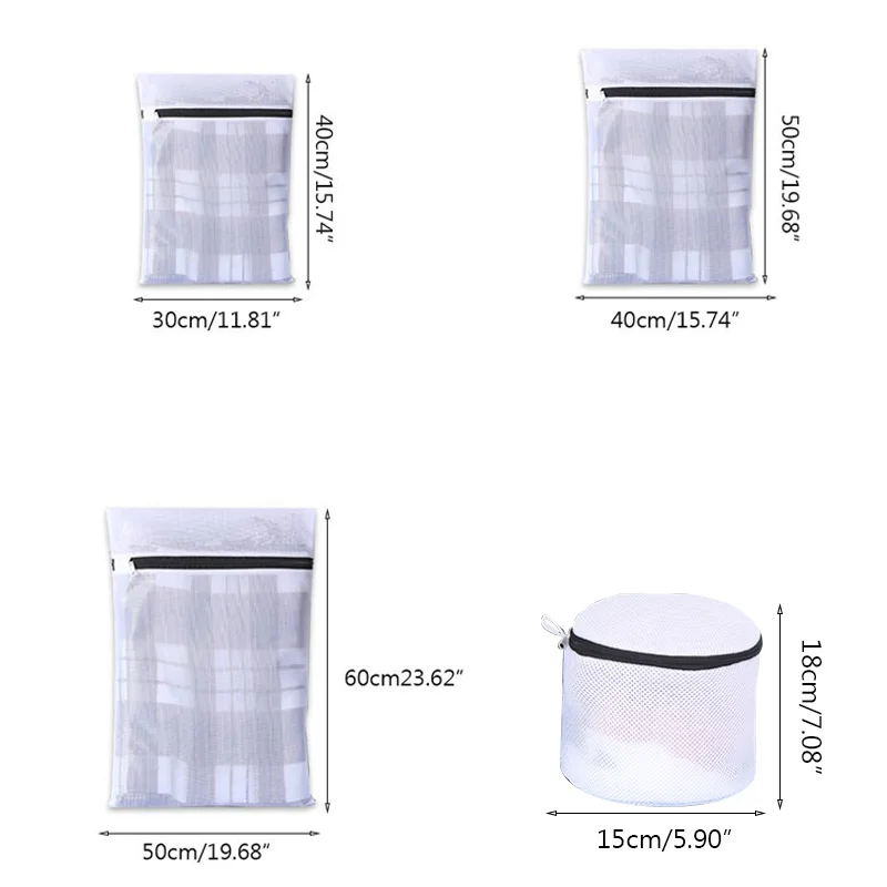 1Set/4/6/7PCS Washing Home Use Underwear Bra Wash Bag Thickening Fine Mesh Laundry Bag Machine Wash Special Mesh