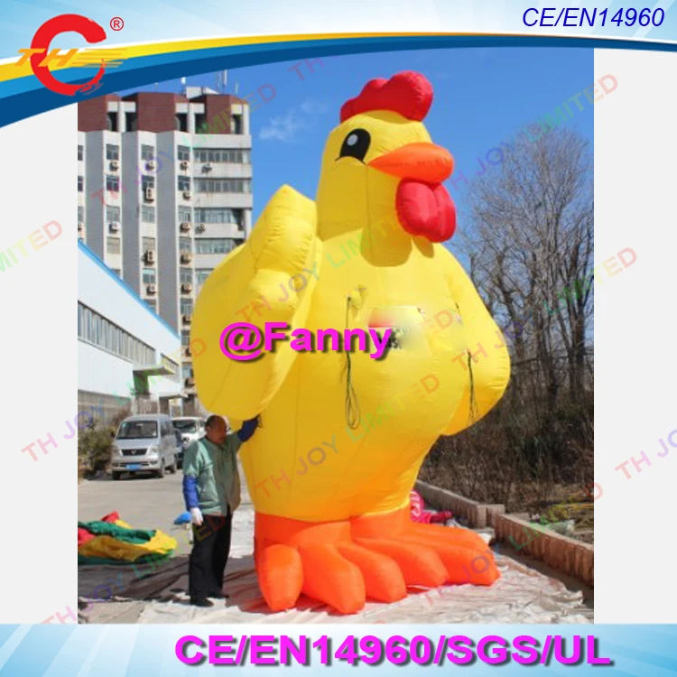 inflatable christmas chicken decoration Custom made giant inflatable