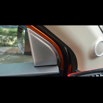 

ABS Chrome For MG GS 2015 2016 2017 accessories car styling Car interior A-pillar Speaker horn ring Cover Trim sticker