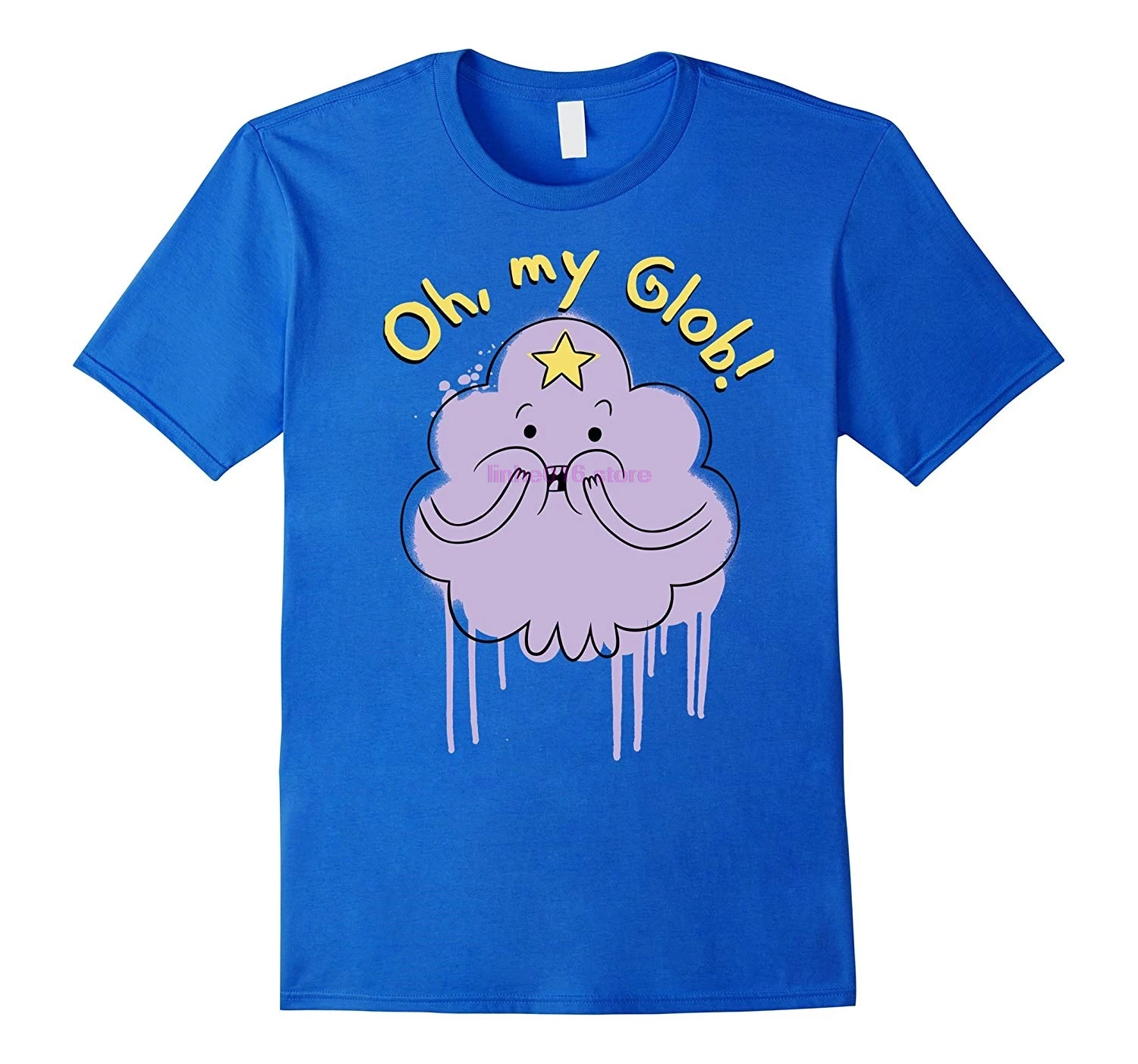 

GILDAN brand men shirt Cartoon Network Adventure Time Oh My Glob Graphic T Shirt