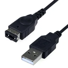 1 шт. черный usb кабель для зарядки/SP/GBA/GameBoy/NS/DS