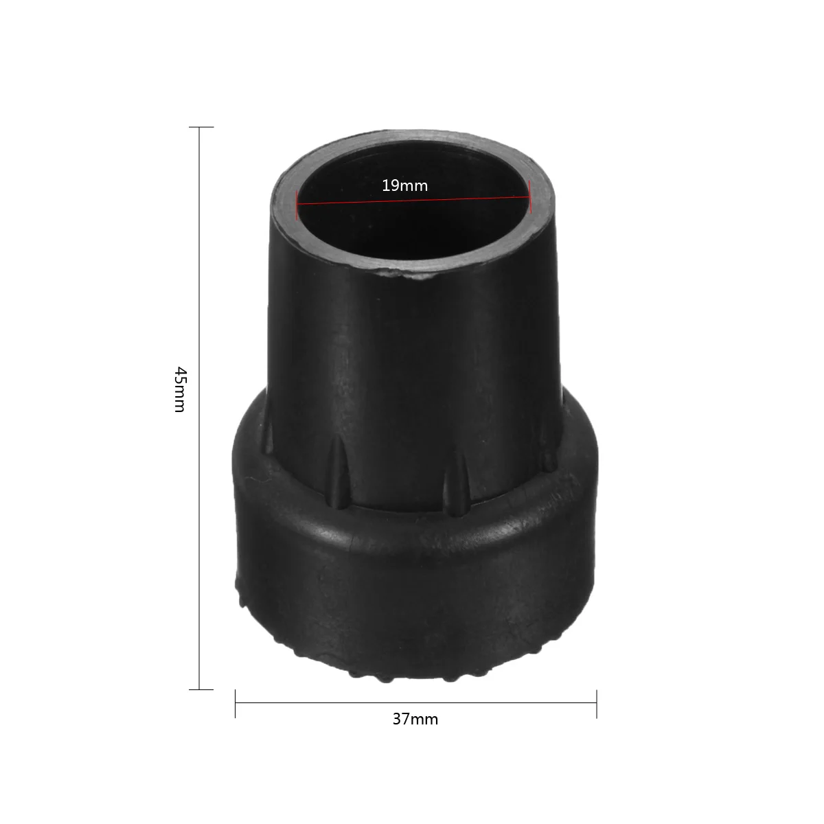 walking stick bottom cap