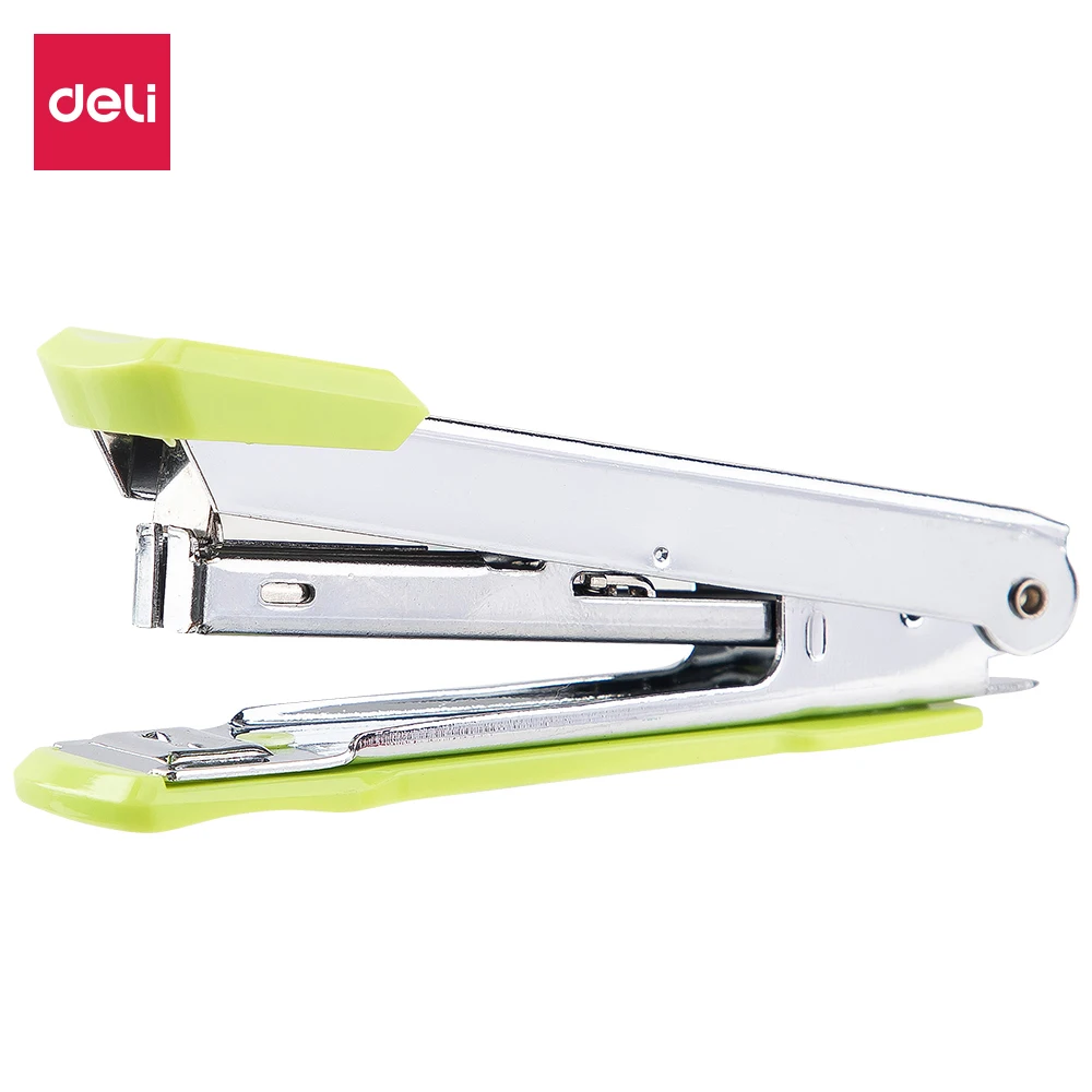 

DELI Stapler NO.10 Metal durable fashion color stapler 0224F shool stationery office supply staples office accessories