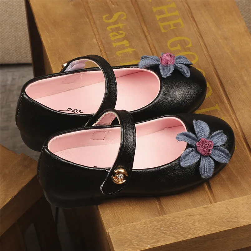 Sandals 2019 summer new Summer Children Kid Girls Solid Floral Sandals Princess Casual Shoes modis #4M13 (12)