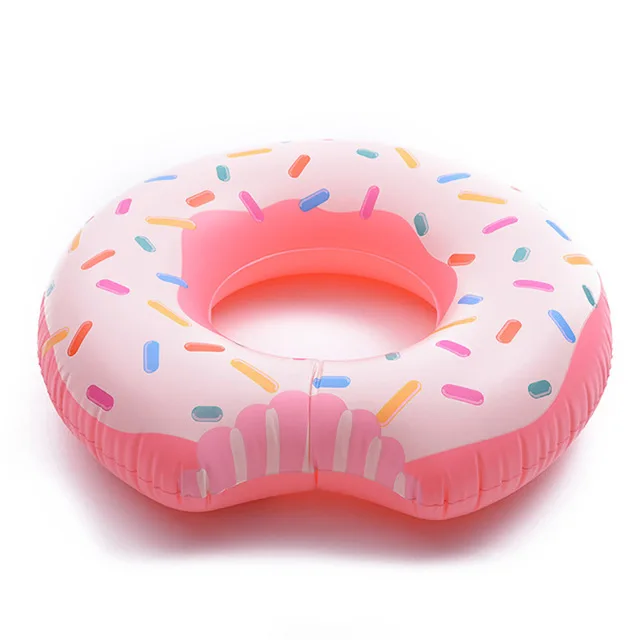 110cm inflável donut natação anel gigante piscina float círculo praia festa inflável passeio no colchão adulto boia piscina
