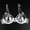 Soutien-gorge à armatures, Transparent et Invisible pour femmes, soutien-gorge à armatures, sans couture, sangle Ultra-mince, Sexy, tentant, bonnet, 3/4 ► Photo 2/6